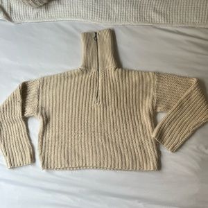 Half zip sweater